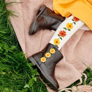 Gymboree Tights Girls Sunflower 2-Pack Harvest Multi 2T-3T NWT